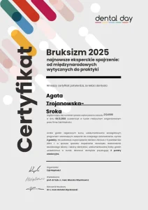 Certyfikat Bruksizm 2025